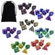 thumbnail image 4 of Juego de dados poliédricos acrílicos de 49 piezas, D8, D10, D12, D20, juguetes, dados rodantes bicolores, dados para juegos de rol, juegos de mesa KTV Estilo E Macarena dados de juego, 4 of 8