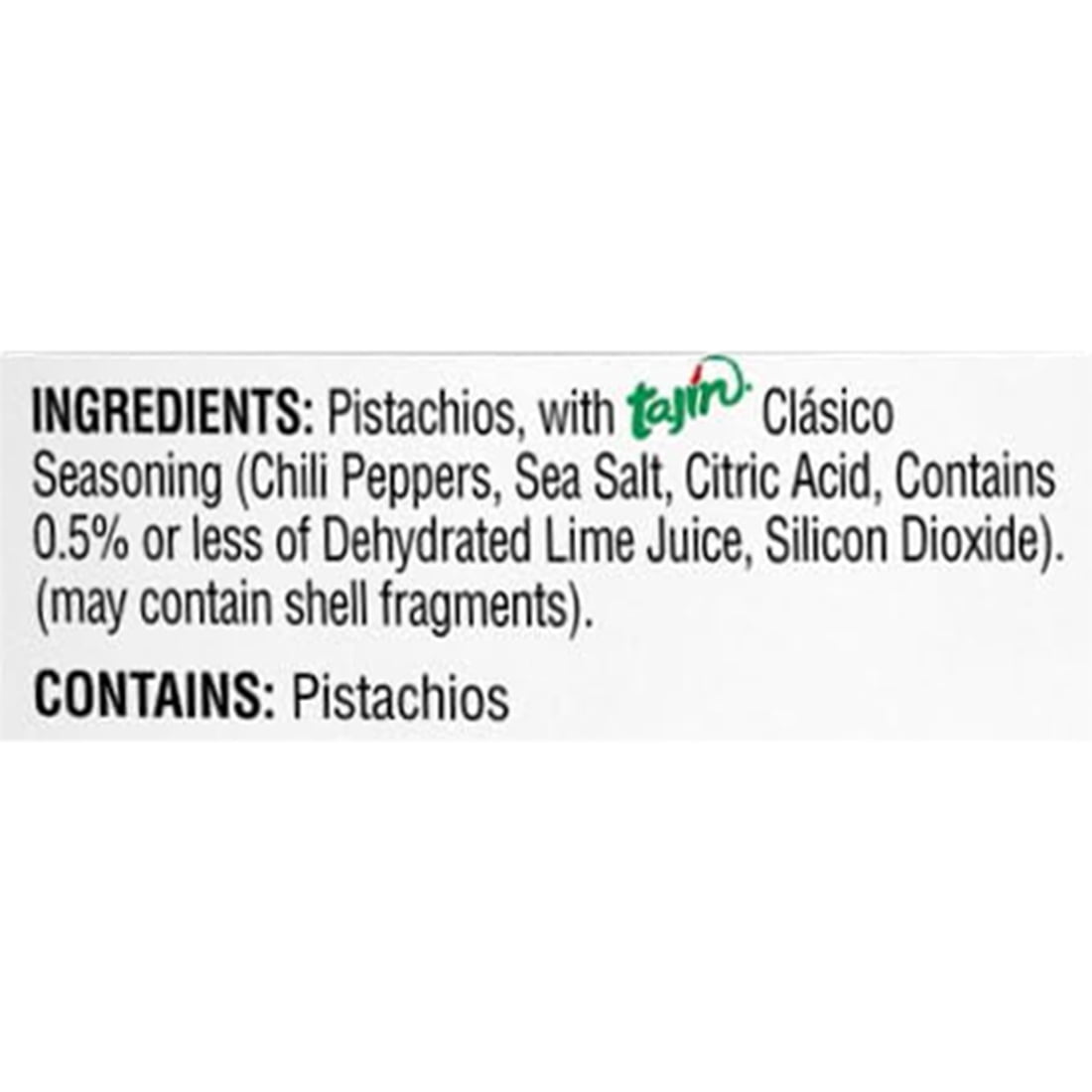 Tajin Seasoned Pistachio Kernels SE33 | No Shells | Tajin