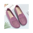thumbnail image 5 of Frontwalk Womens Sneakers Walking Shoes Non-Slip Flats Slip On Casual Shoes Travel Comfort Comfortable Mesh Breathable Loafers Round Toe Shose  Taro Purple 8.5, 5 of 7