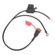 thumbnail image 1 of Cable De Conector Fusionado, Cobre Grueso Terminal De Anillo De Buena Conductividad Cable De Carga De Batería Anillos De 1/4 Pulg./M6 Resistente A La Intemperie Para Reparación, 1 of 7