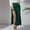 Green, variant on USSUMA Skirts for Women Midi Skirt Solid Color High Waist Pleated Fishtail Vent Zipper Button Mid-Calf Skirt Leisure Dress Breathable Dresses Climbing Up to 50% off Beige Skirt for Women Polyester L