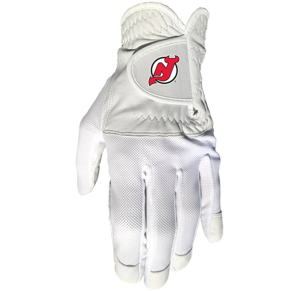 Team Golf NHL NEW JERSEY DEVILS Cool Mesh With Cabretta Leather - One Size - Mens Left