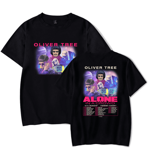 Oliver Tree Merch T shirt Fashion Print Short Sleeve Pullover Hooded Popular Top Tee Unisex