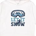 thumbnail image 3 of Inktastic Let It Snow Snowboarding Toddler Hoodie, 3 of 4