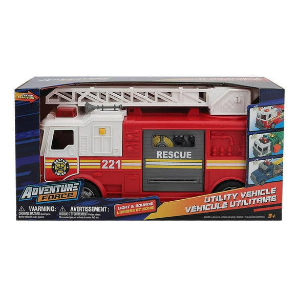 Adventure Force VÉHICULE UTILITAIRE - Camion de pompier