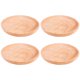 thumbnail image 1 of Plato de madera sólida plato redondo plato de aperitivo plato seco de fruta, madera R, 1 of 6