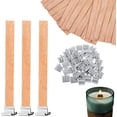 thumbnail image 1 of 8mm Width, 90mm Length 80-Pack Candle Wicks, 1 of 5