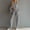 Gray women's 2 piece lounge set a1, variant on Usloyux Women's 2 Piece Lounge Set Long Sleeve Crop Top with Round Neck and Wide Leg Pants with Elastic Waist Matching Casual Tracksuit Outfits, Gray S