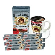 10% Hula Girl Kona Coffee Sachet (1 Box of 12) 1.7 grams each sachet