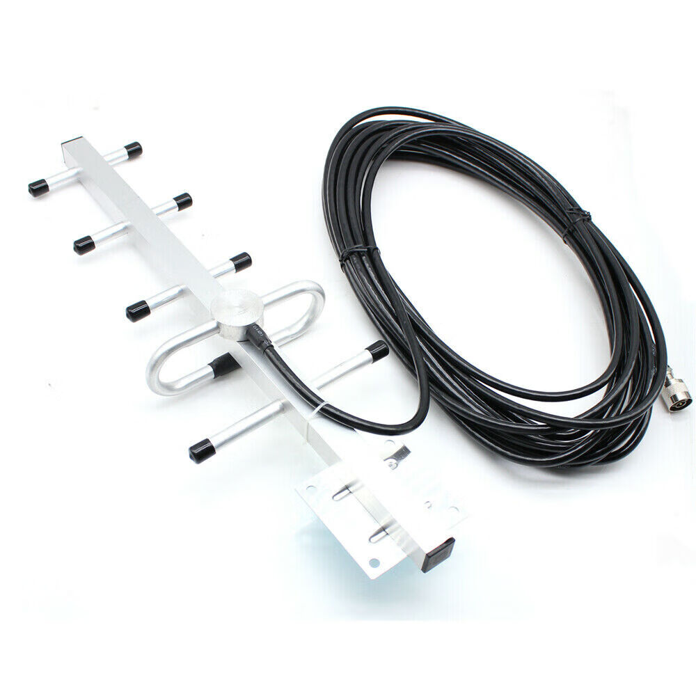 Cell Phone Signal Booster Amplifier Repeater GSM 900MHz Mobile 2G 3G 4G Yagi Kit
