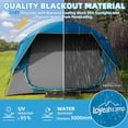 thumbnail image 4 of Carpa de Campaña Loyeahcamp para 4 Personas con Oscurecimiento Impermeable, 4 of 7