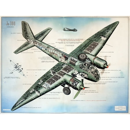 Ww2 Poster German Junkers Ju 188 Fighter Plane Poster Print By Mary Evans Picture LibraryOnslow Auctions (Best German Fighter Plane Ww2)