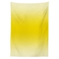 thumbnail image 3 of Ambesonne Ombre Tablecloth Rectangular Table Cover, Sunny Summer Themed Art, 60"x84", Yellow, 3 of 4