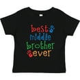 thumbnail image 3 of Inktastic Best Middle Brother Ever Little Boy Boys Toddler T-Shirt, 3 of 5