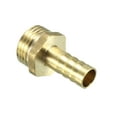 thumbnail image 3 of Brass Barb Hose Fitting Connector Adapter 10mm Barb x 1/2 PT Male Pipe, 3 of 4
