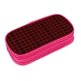 thumbnail image 3 of XMXY Red Tartan Checkered Pencil Case Cute Aesthetic, Portable Pencil Bags with Compartments Zipper Pink, 3 of 7