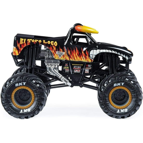 Monster Jam True Metal Realistic El Toro Loco Monster Truck Car Model Toy