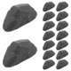 thumbnail image 1 of 50 piezas de mini rocas falsas, pequeñas rocas, accesorios de piedra en miniatura, piedras de paisaje realistas, suministros para decoración de rocas en miniatura para casa de muñecas, 1 of 7