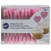 Wilton Pink Heart Shaped Lollipop Kit