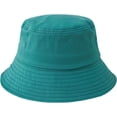 thumbnail image 3 of CoCopeaunts Cotton Bucket Hats for Women Lightweight Packable Beach Big Brim Fisherman Hat with Adjustable Chin Strap Sun Cap, 3 of 8