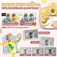 thumbnail image 6 of JoyStone Kids Camera Instant Print, Kids Digital Camera with Printing Paper and 32G TF Card, Gift for Girls and Boys Aged 6-12, Pink, 6 of 9