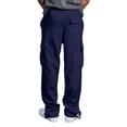 thumbnail image 4 of Dweltoz Mens Baggy Sweatpants Elastic Waist Drawstring Cargo Pants Casual Loose Fit Wide Leg Pants Oversized Lightweight Trousers 2026 Fall Winter Athletic Pants with Multi Pockets,Navy 4XL, 4 of 7