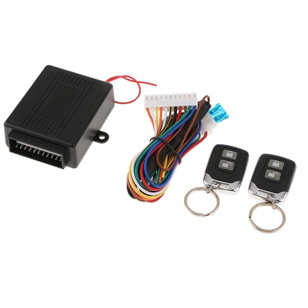 Kit De 2 Mandos + Centralita Para Instalar Cierre Centralizado Sin Llave En Coche - Frecuencia 433MHz