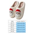 thumbnail image 3 of Zapatillas de piel esponjosa Papá Noel Acogedores planos lindos artículos para el hogar (42-43) DQrwqpou  Tenis De Mujer Tenis De Hombre, 3 of 7