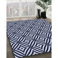 thumbnail image 2 of Ahgly Company Indoor Rectangle Patterned Night Blue Area Rugs, 4' x 6', 2 of 6