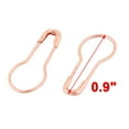 thumbnail image 2 of Gourd Design Sewing Tool Clothing  Pin Fastener Rose Gold Tone 200pcs, 2 of 3
