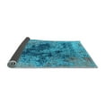 thumbnail image 2 of Ahgly Company Indoor Square Oriental Light Blue Industrial Area Rugs, 7' Square, 2 of 4