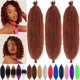 thumbnail image 1 of 3 paquetes de cabello afro elástico de 10 pulgadas 350 # preseparado Marley Twist trenzado cabello suave sintético crochet para locomotoras sintéticas envejecidas extensiones de cabello Spring Twist p, 1 of 1