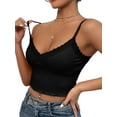 thumbnail image 3 of Julycc Women Ribbed Cami Tank Tops Casual Basic Camisole Sleeveless T-Shirt Blouse, 3 of 5