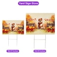 thumbnail image 5 of Happy Thanksgiving Pomeranian Give Thanks Fall Beanie Scarf Welcome Yard Sign Pom Dog Lover Gifts Outdoor Home Lawn Garden Porch Decor - 00020, 5 of 5