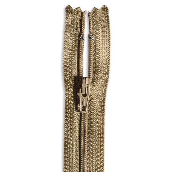 14 inch Nylon Coil Zipper 14” Khaki Zippers for Sewing Zipper Khaki Crafts