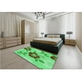 thumbnail image 4 of Ahgly Company Indoor Rectangle Patterned Dark Lime Green Area Rugs, 5' x 8', 4 of 6