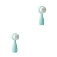 thumbnail image 4 of Seitruly Cepillos de limpieza facial con mango Cuidado de la piel Espinilla Poros Exfoliante profundo Salón profesional Exterior Verde Tipo 3 Verde Type 3 2piezas Seitruly  CBP273462, 4 of 6