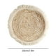 thumbnail image 3 of Tapiz de ratán para pared | Decoración circular tejida a mano | Arte de pared estilo boho para el hogar | Decoración de pared de fibra natural para sala de estar, dormitorio o apartamento, 3 of 6