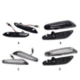 thumbnail image 3 of tredstone 2piece LED Dynamic Side Marker Side Marker Turn Signal Sequential Blinker Turn Signal Light Bright Transparent+T10, 3 of 6