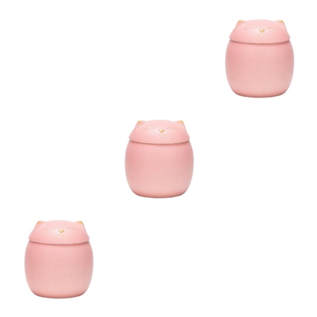 Yuarrent Cerámica Botes de cerámica con estilo Amplia aplicación Robusto y duradero Gran capacidad Lindo rosa 500 ml Type1 NO1