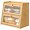 Natural, variant on White Bread Box for Kitchen Counter, Large Bread Box With Cutting Board, Bamboo Wood Large Capacity Bread Storage Bin with Acrylic Wavy Door Panel