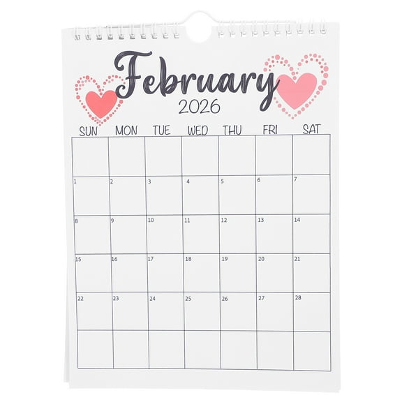 Milisten Minimalist Wall Calendar 2025-2026 Vertical Monthly Planner for Home Office and School Organization