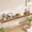 Natural, variant on Rustic Solid Elm Wood Live Edge Floating Shelves with Invisible Brackets, Wall Mounted, 15.7 Inch Set of 2 for Living Room Bedroom Bathroom Kitchen, Natural