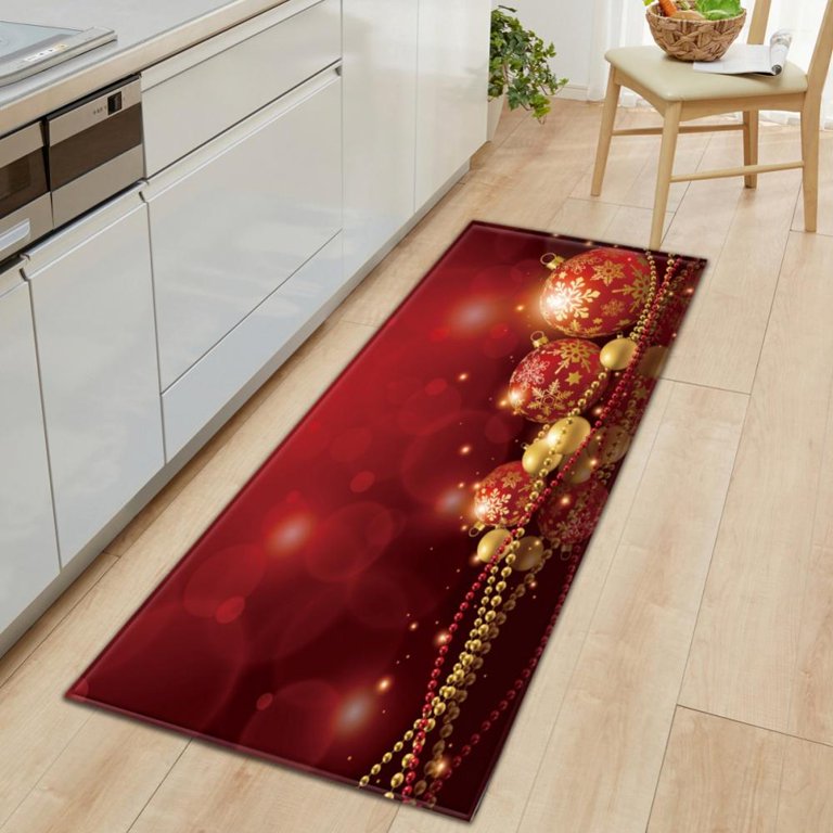 Muddy Mat AS-SEEN-ON-TV Highly Absorbent Microfiber Door Mat and Pet Rug,  Non Slip Thick Washable Area and Bath Mat Soft Chenille for Kitchen  Bathroom Bedroom Indoor and Outdoor - Red Small 28X18 