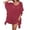 Red, variant on Long Sleeve Chiffon Bikini Blouse Plus Size Womens Swim Cover Up with Tassel, Solid Color Backless Mesh Beachwear for Summer Vacation