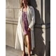 thumbnail image 2 of Minivestido de playa ForeMode Summer Bodycon para mujer, color malva, 2 of 6