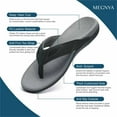 thumbnail image 5 of MEGNYA Mens Orthopedic Flip Flops for Plantar Fasciitis, Athletic Toe-Post Sandals with Arch Support, Comfort Walking Thong Slippers for Sport Exercise Activities, 5 of 5