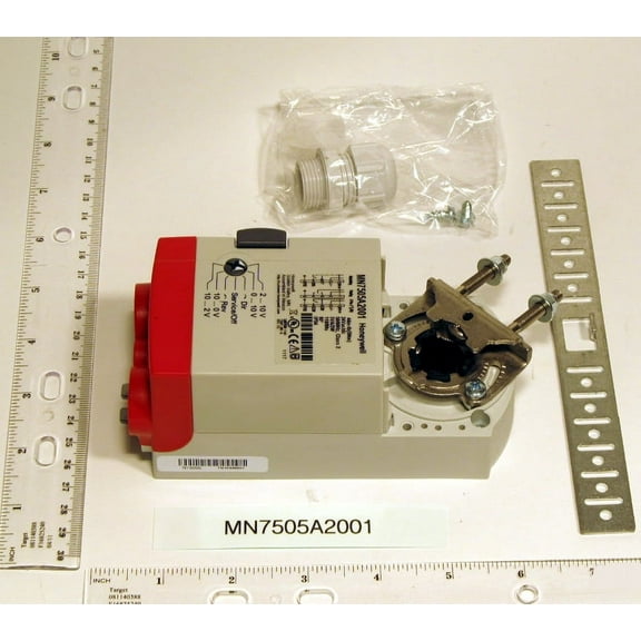 Honeywell MN7505A2001 24Vac/Dc Modulating, Floating, Two Position Actuat 44 Lb-In, Non-Spring Return, 95 Sec