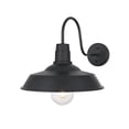 thumbnail image 3 of Elegant Lighting Rayan 14 Inch Outdoor Wall Sconce In Black, 3 of 8