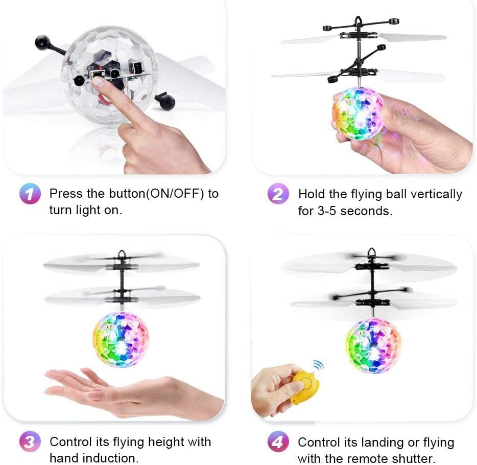induction flying ball remote control